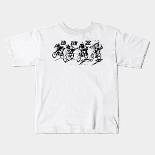 bmx t-shirt Kids T-Shirt